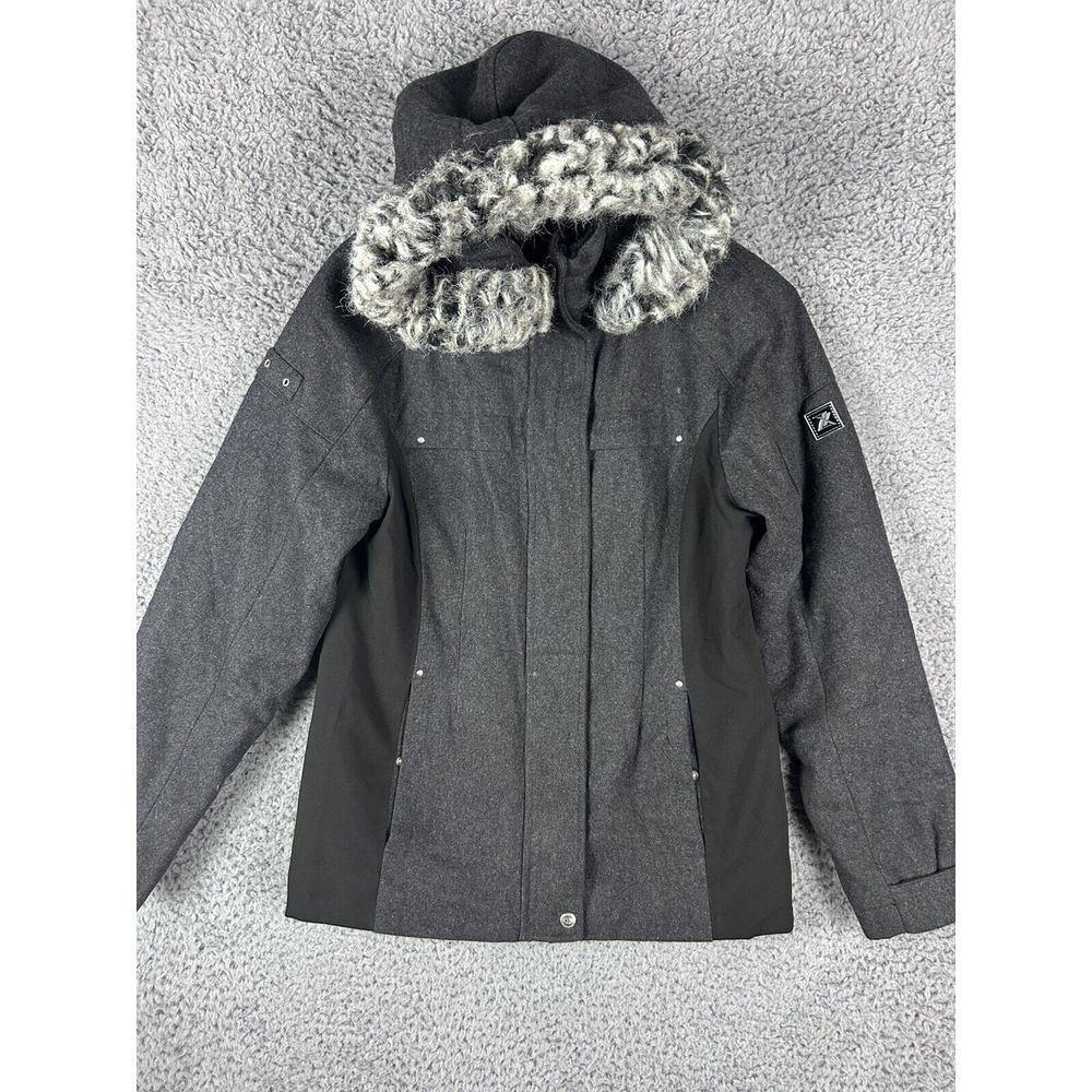 ZeroXposur Winter Jacket‎ Wool Gray Womens Small S